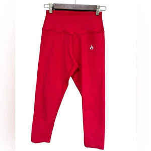 Ryderwear | NKD High Waisted Legging in Cherry Red, Women’s Size Medium